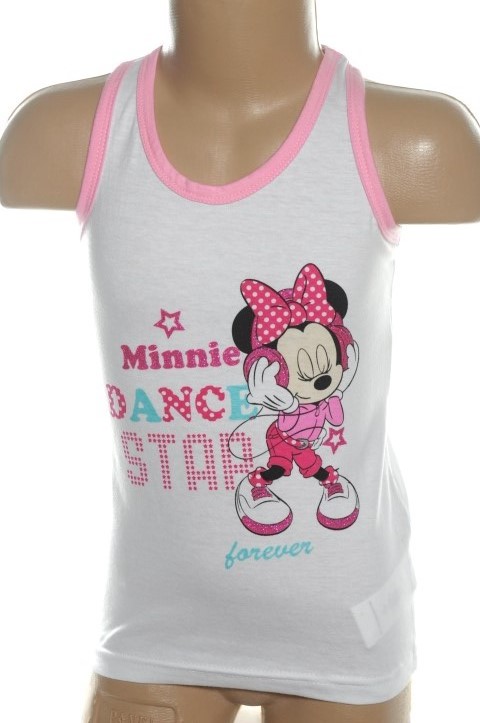 Detské tielko - Minnie Mouse sluchatka Veľkosť: 3r, Farba: Biela