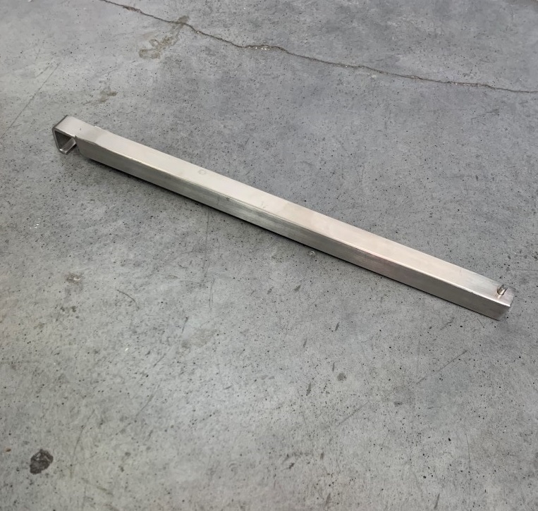 Hák do konzoly 40cm Veľkosť: 40cm, Farba: Strieborná