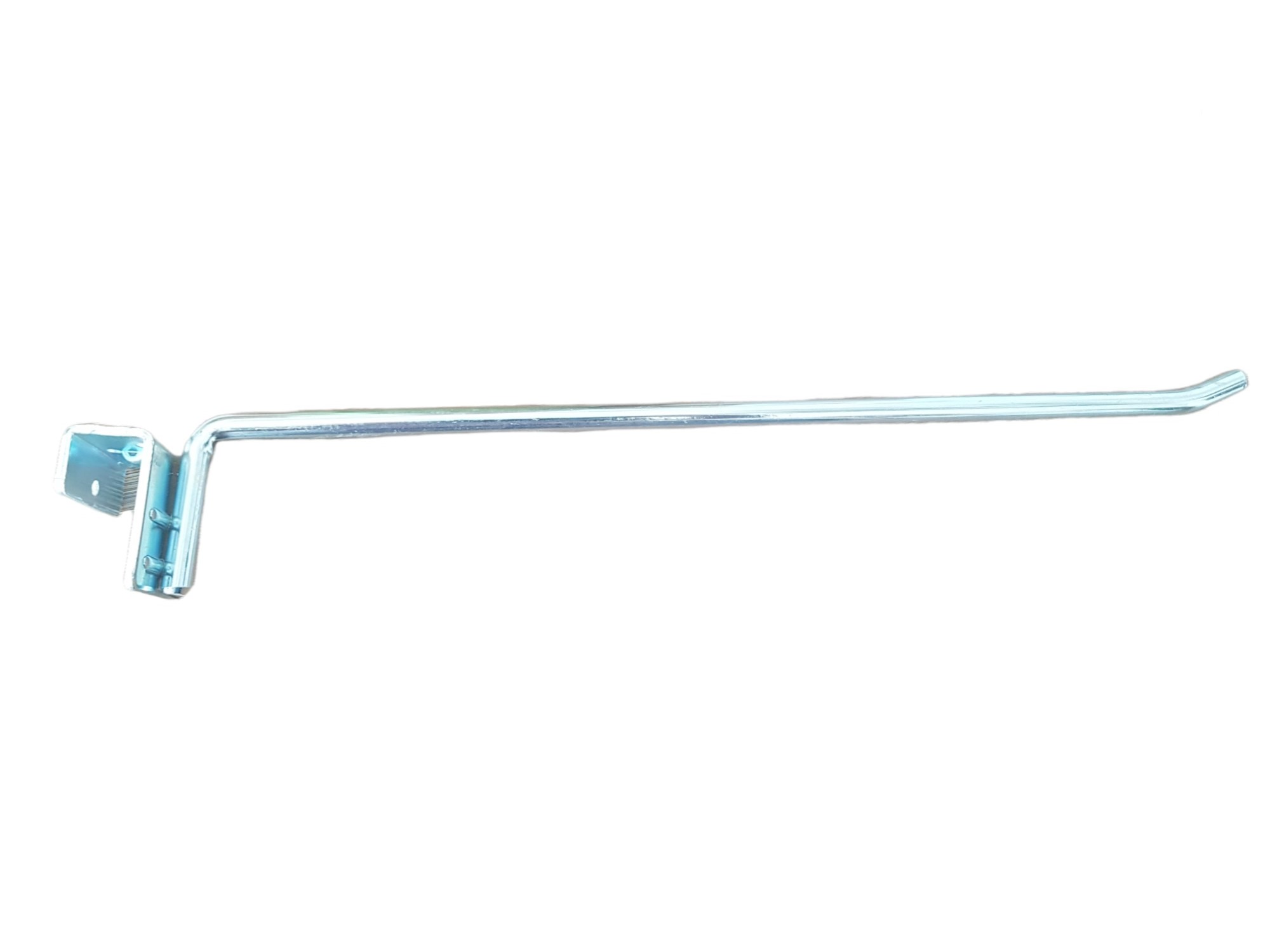 Hák na konzolu pevný 43 cm Veľkosť: 41cm, Farba: Strieborná