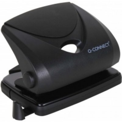 Dierovačka Q-Connect Veľkosť: 13cm, Farba: Čierna
