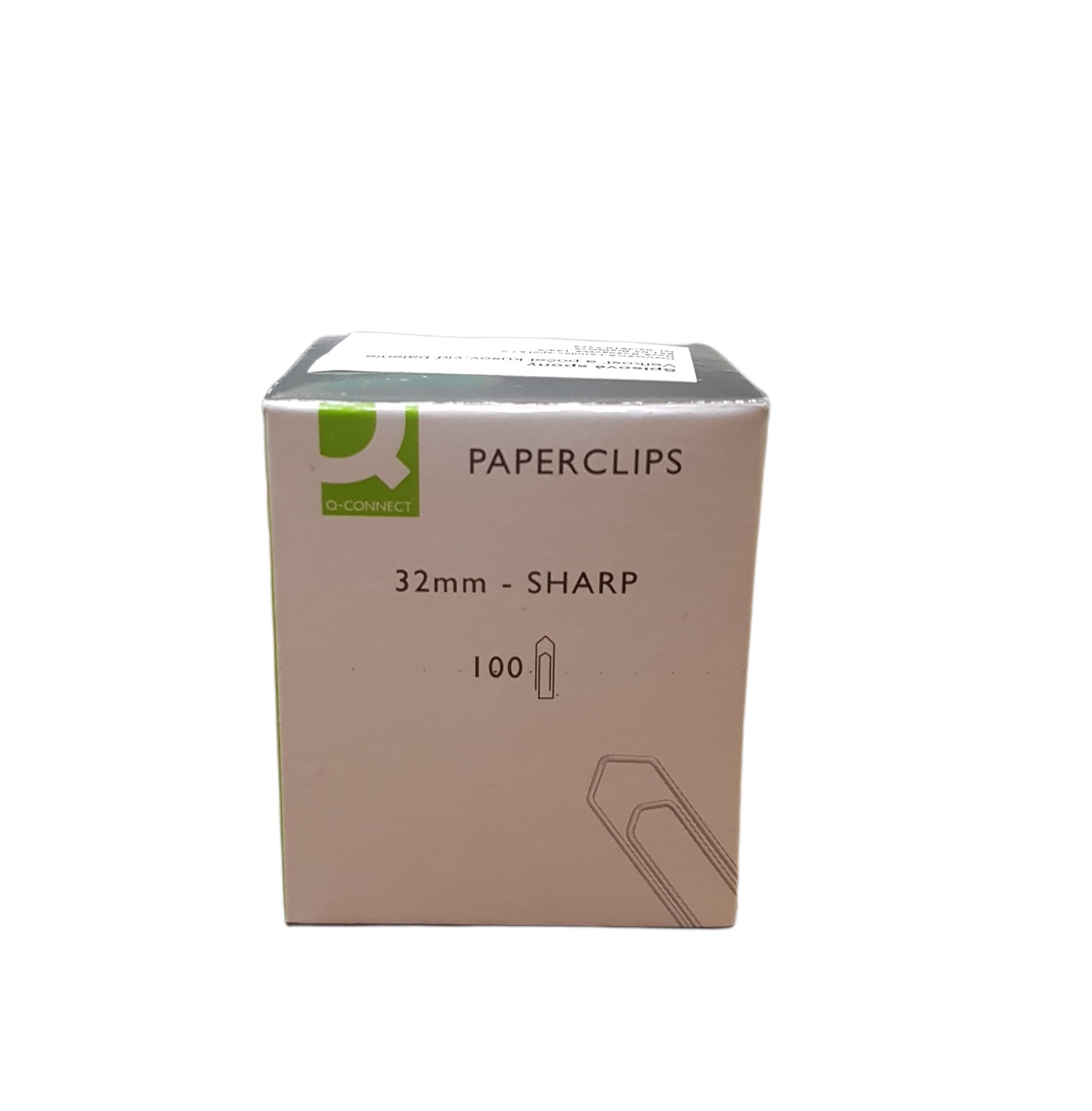 Spisové spony  32mm po 100ks Veľkosť: 32MM, Farba: Biela