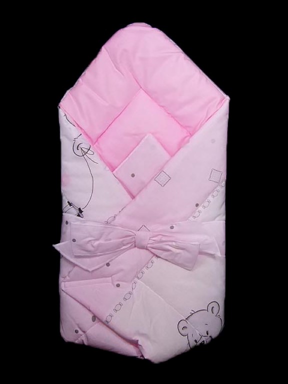 Perinka s mašľou pre bábätká - macko lopta Veľkosť: 75*75cm, Farba: Svetlozelená