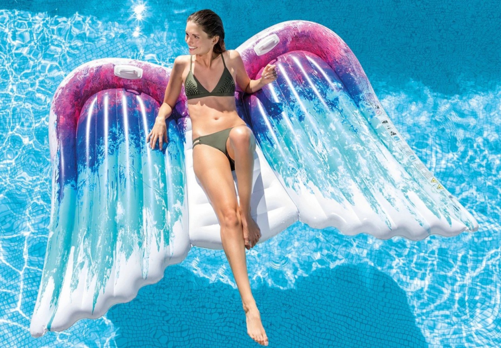 Nafukovačka anjelske krídla 216x155 cm Intex 58786 Veľkosť: 216CM, Farba: Multifarebné