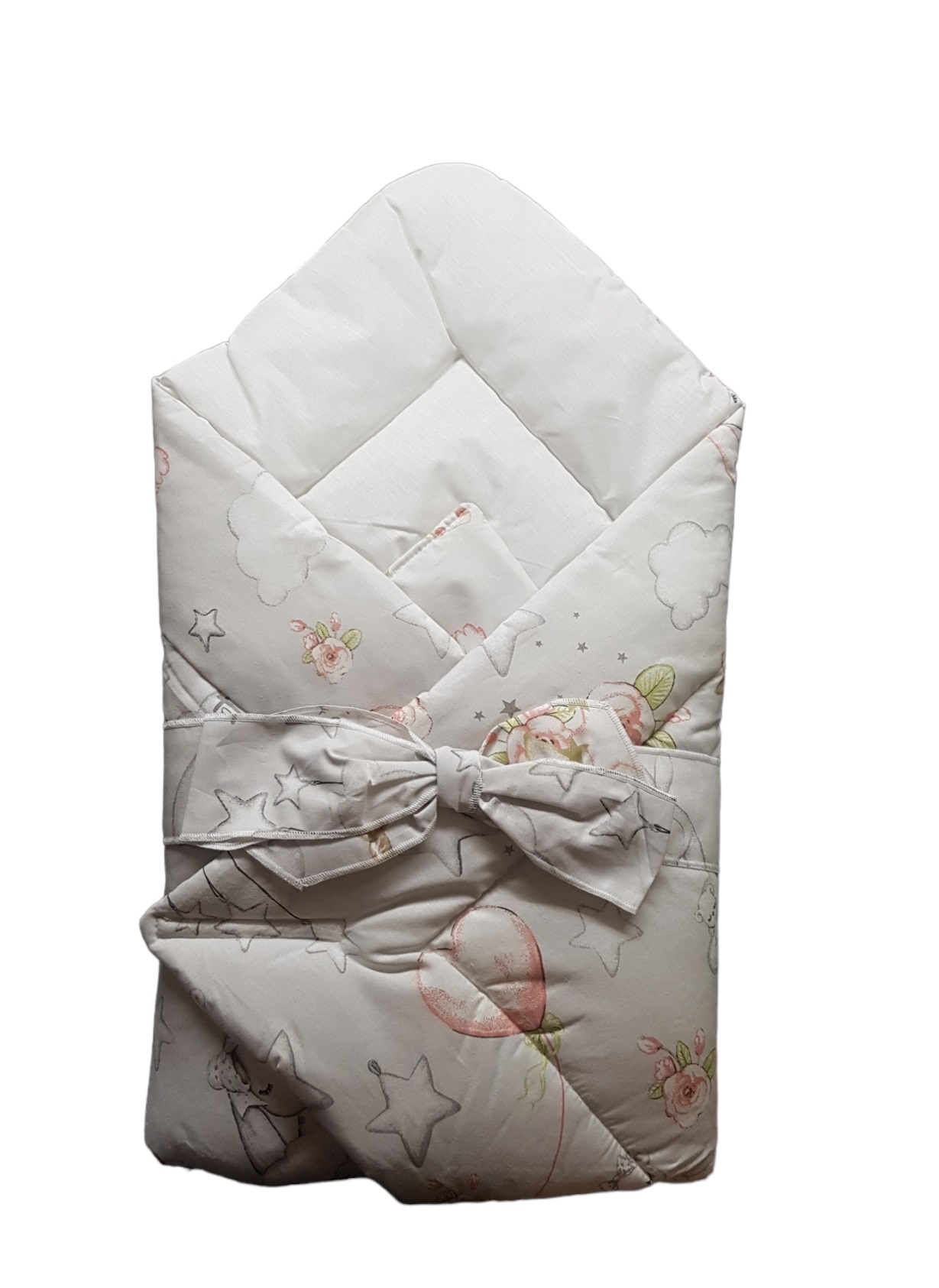 Zavinovačka zajac dlhé nohy ,ruža Veľkosť: 75*75cm, Farba: Svetlosivá