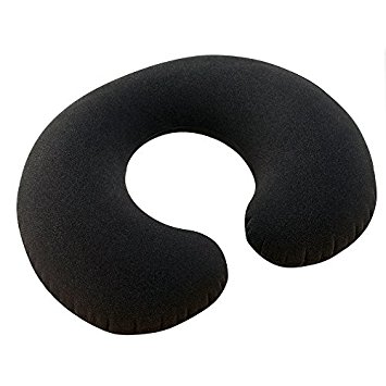 Cestovný vankúš nafukovací 36*30*10cm Veľkosť: 36cm, Farba: Tmavosivá