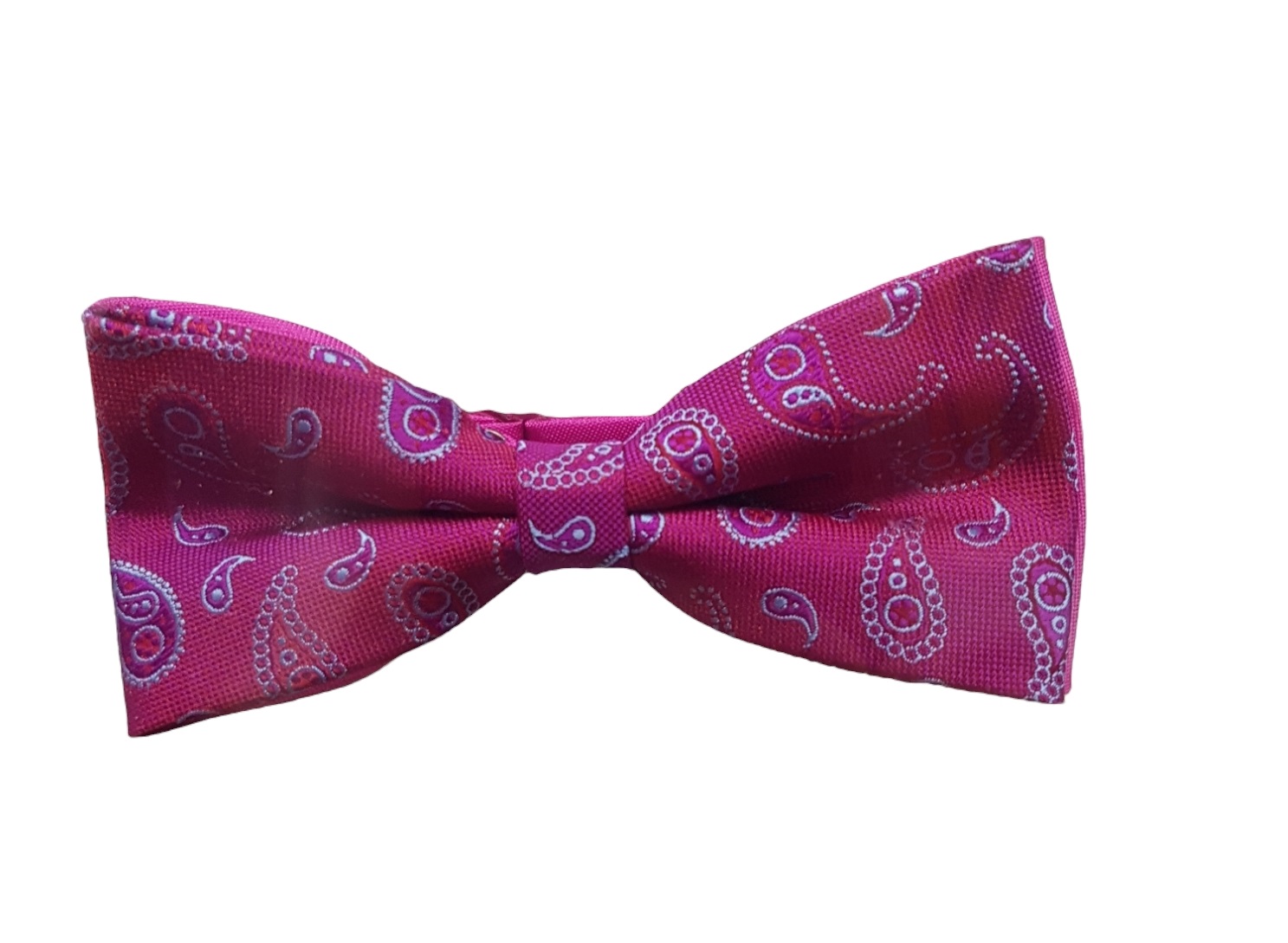 Pánsky motýlik -vzor Paisley Veľkosť: 11*5cm, Farba: Tmavoružová
