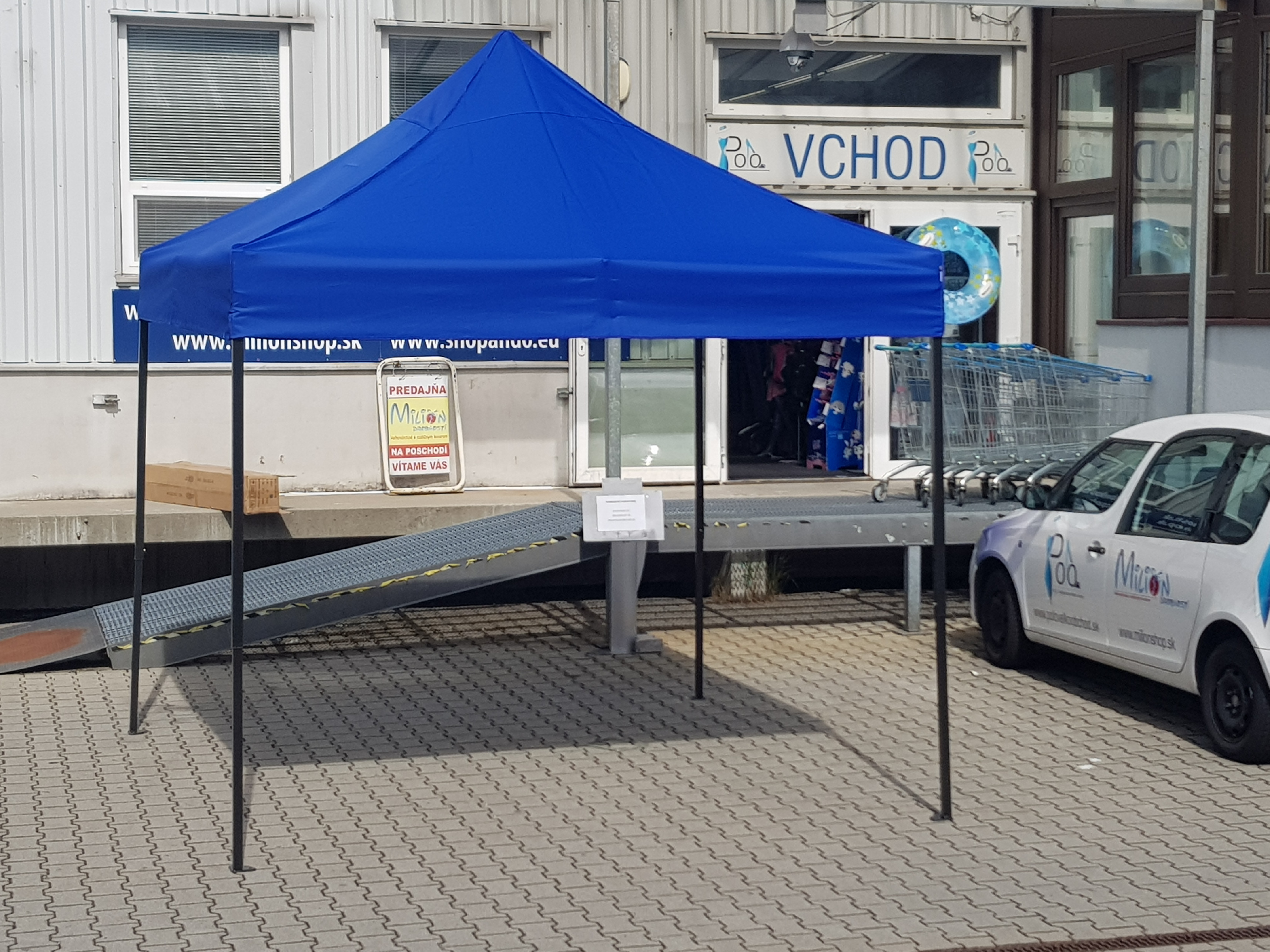 Profesionálny altánok 3x3 m 29,10  kg. Veľkosť: 3*3M, Farba: Červená