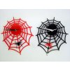 Hodiny - pavúk (Farba Červená, Veľkosť Neurčená)