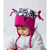 Detská čiapka motýľ (Farba Ružová, Veľkosť 38-40)