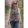 Dámska vesta nariasená flovers