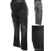 Damske elegantné tehotenské nohavice (Farba Čierna, Veľkosť L)