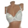Dámska podprsenka - čipka, košík C (Farba Biela, Veľkosť C85)