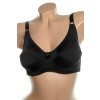 Dámska nevystužená podprsenka - Košík B (Farba Svetlohnedá, Veľkosť B70)