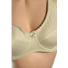 Dámska nevystužená podprsenka - Košík B (Farba Svetlohnedá, Veľkosť B70)