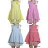 Detské šaty s čipkovanou spodničkou (Farba Ružová, Veľkosť 92)