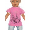Detské tričko - PARIS Eifell (Farba Biela, Veľkosť 92)