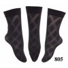 Kompresívne bezpätové silonkové ponožky LOTUS,vzor mistyc (Farba Čierna, Veľkosť 36-40)