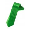 Kravata - tenká saténová - zelená (Farba Zelená, Veľkosť Neurčená)