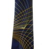 Kravata - Cik cak vzor, C-26-596E (Farba Tmavomodrá, Veľkosť Neurčená)