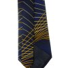 Kravata - Cik cak vzor, C-26-596E (Farba Tmavomodrá, Veľkosť Neurčená)