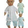 Baby komplet - kvet (Farba Svetlozelená, Veľkosť 62)