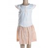Komplet detský tričko+sukňa (Farba Svetlooranžová, Veľkosť 110)