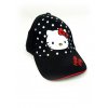 Dievčenská šiltovka - Hello Kitty (Farba Čierna, Veľkosť 52-54)
