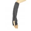 Dámske dlhé bezprstové rukavice (Farba Biela, Veľkosť 34cm)