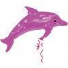 Balon delfín ružový (Farba Ružová, Veľkosť 96cm)