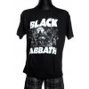 Pánske tričko Black Sabbath, čiernobiele (Farba Čierna, Veľkosť S)