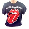 Pánske tričko The Rolling Stones, veľké logo (Farba Čierna, Veľkosť M)