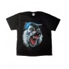 Tričko PoloTrade Evil wolf s obojstrannou potlačou (Farba Čierna, Veľkosť S)