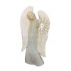 Anjel plochý na stenu (Farba Biela, Veľkosť 28cm)