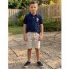 Chlapčenské elastické rifľové bermudy U.S. Polo Assn