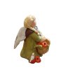 Soška anjelik s košíkom Angel of Harvest  8,5 cm