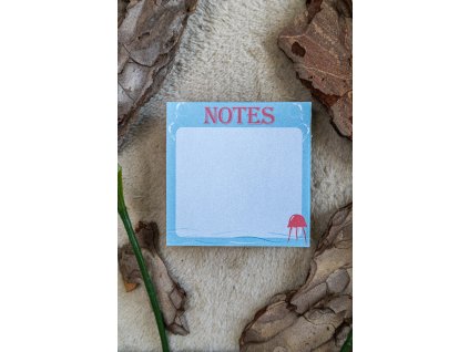 Trhací poznámkový blok - medúza