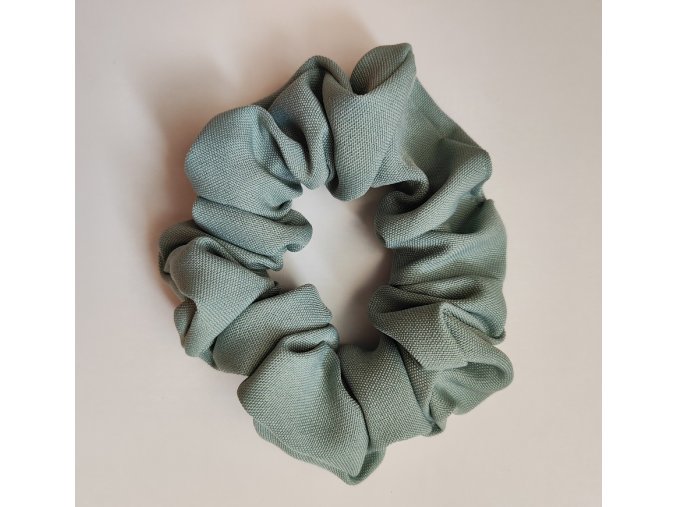 Scrunchie mentolová