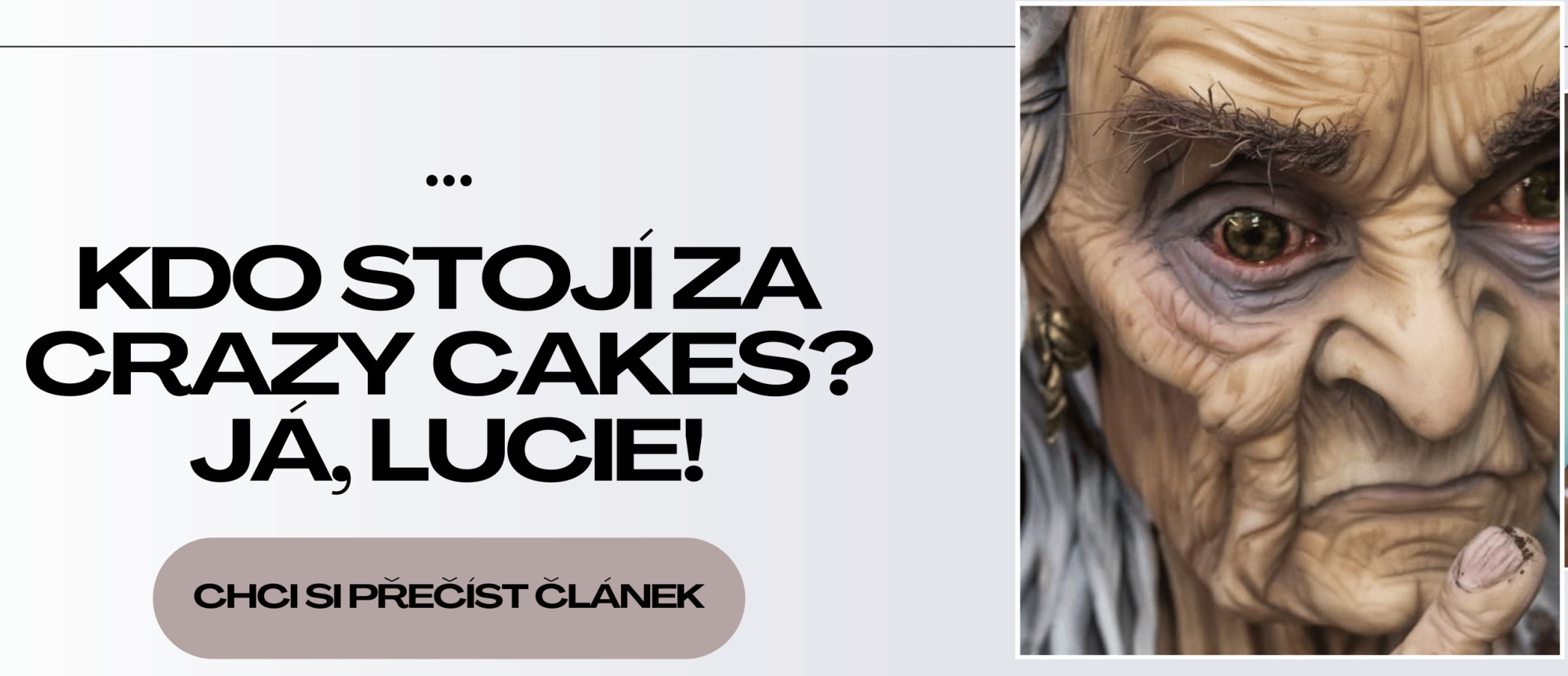 Kdo stojí za Crazy Cakes? Já, Lucie!