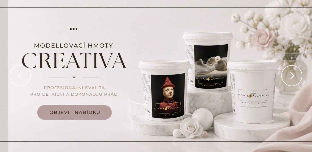 Modelovací a potahovací hmota creativa