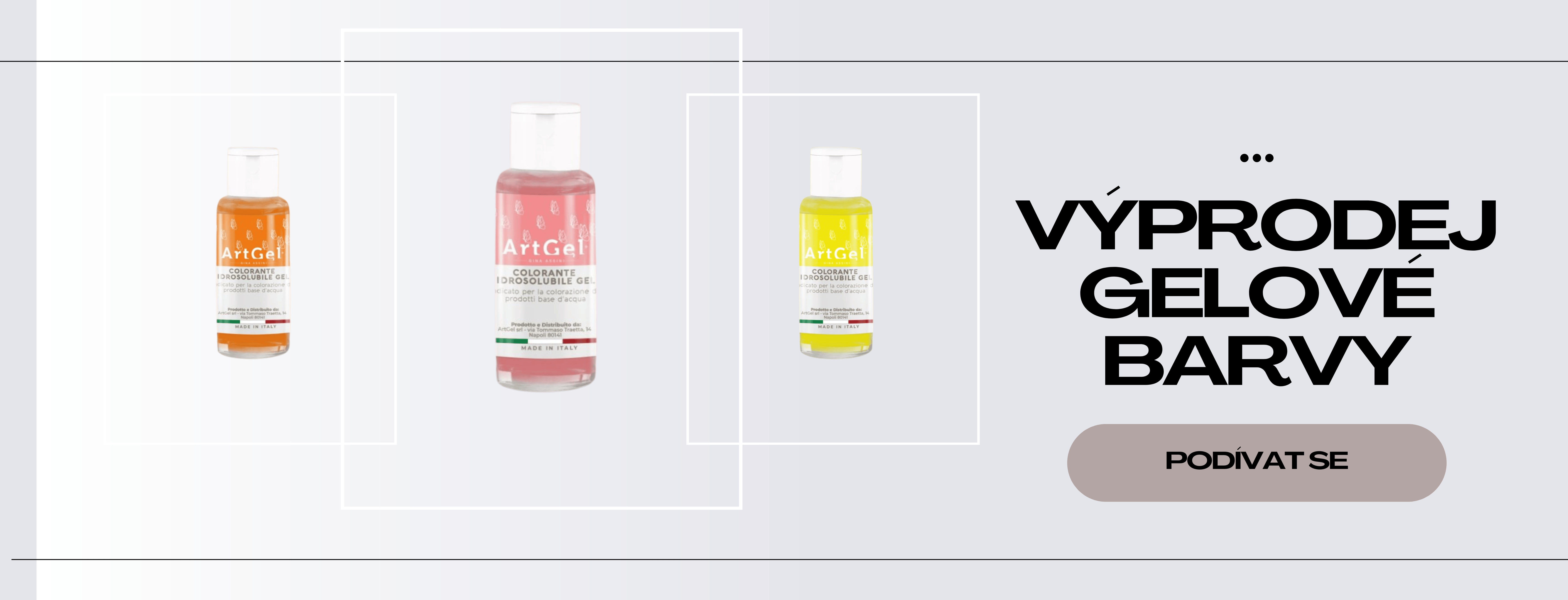 Výprodej gelové barvy