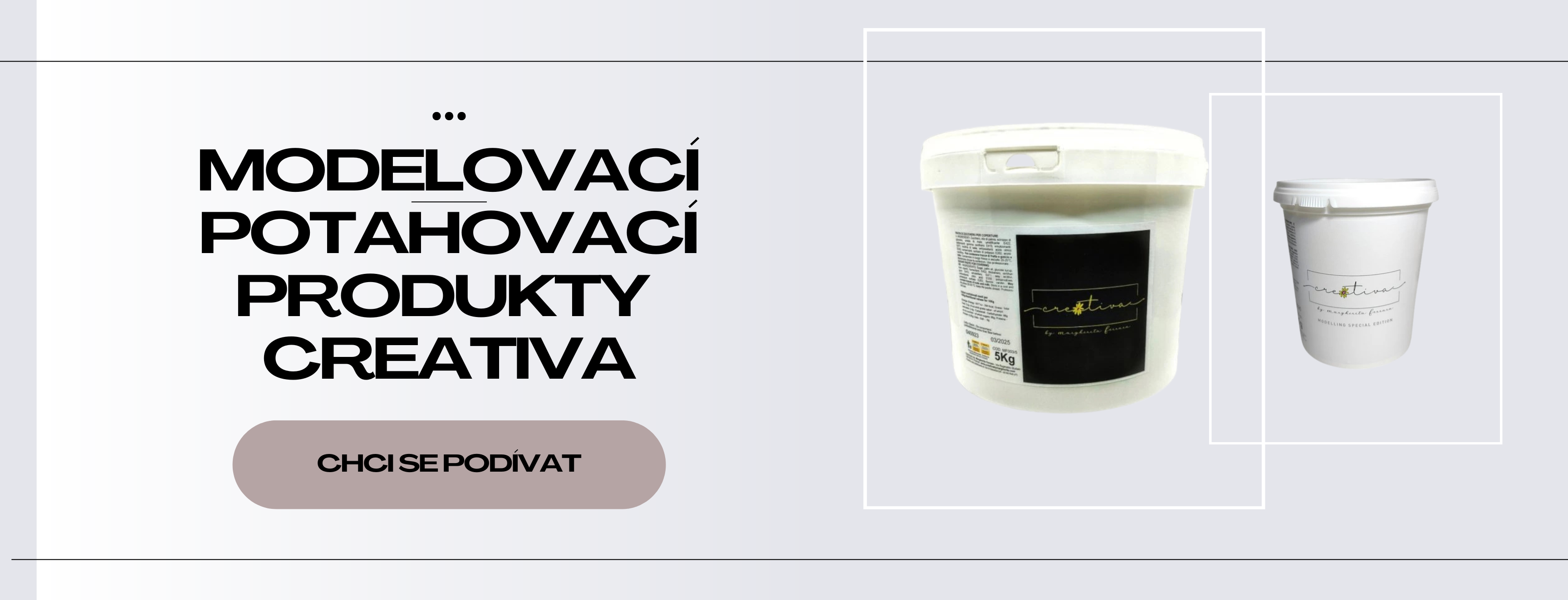 Modelovací a potahovací hmota creativa