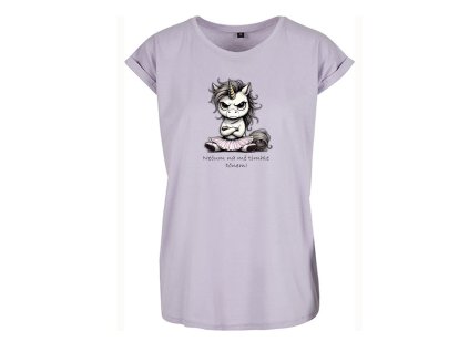 Dámské tričko NEČUM NA MĚ, Fialové