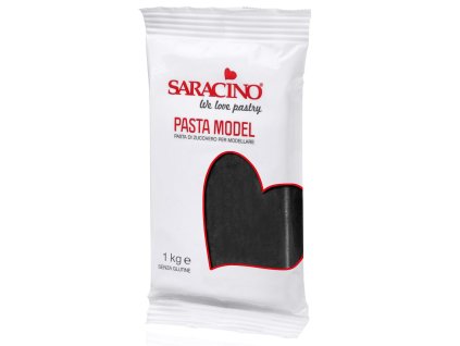 masa cukrowa do modelowania figurek saracino czarna 1 kg