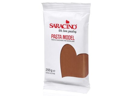 saracino modelovacia hmota hneda brown 250 g 12614