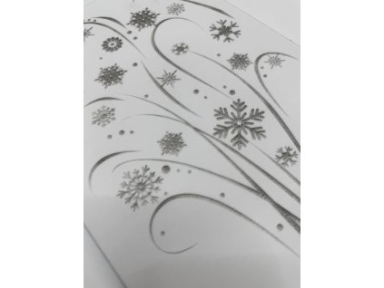 Reliéfní podložka SNĚHOVÁ BOUŘE