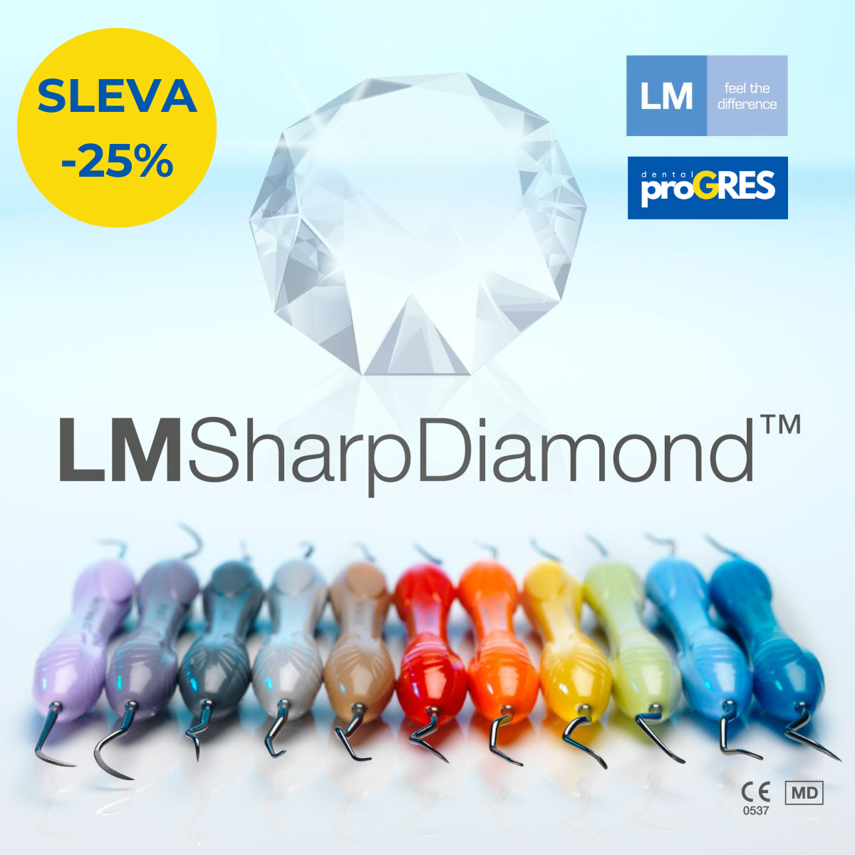 Sleva 25% na ruční nástroje LM Sharp Diamond