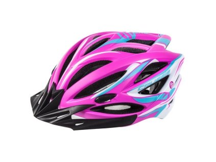 14977 cyklisticka prilba crussis ruzova neon bila l xl vel 58 62