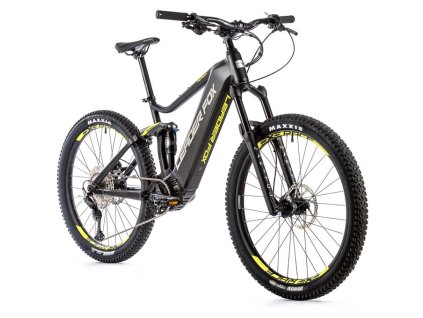 Horské elektrokolo Leader Fox ACRON 27,5", 2021-1 19,5" ČERNÁ MAT/ŽLUTÁ