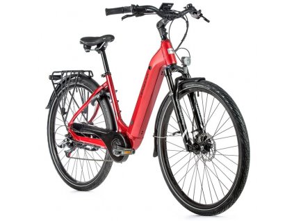 Městské elektrokolo Leader Fox NARA, 2021-1 16,5" ČERVENÁ TIGER