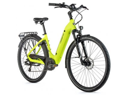 Městské elektrokolo Leader Fox NARA, 2021-3 18" Neonově žlutá